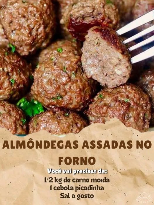 Almôndegas Assadas no Forno: Fáceis, Saudáveis e Deliciosas! - Receita Completa