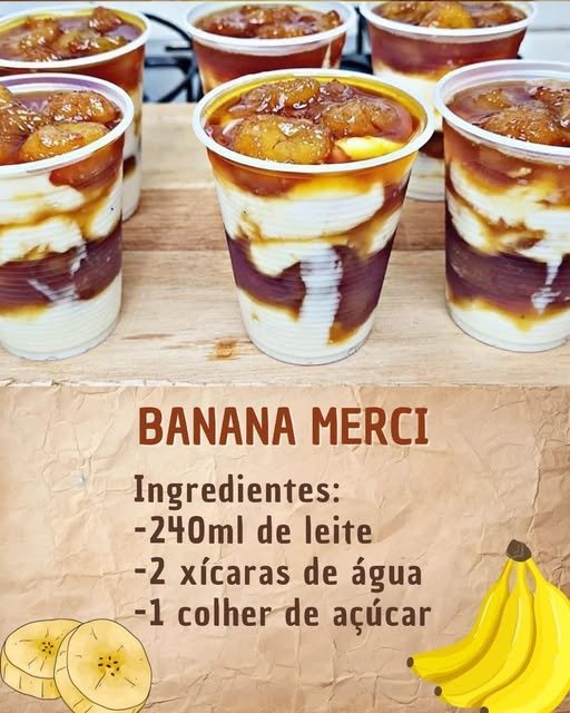 Banana Merci: A Sobremesa Irresistível Que Sua Família Vai Amar! - Receita Completa