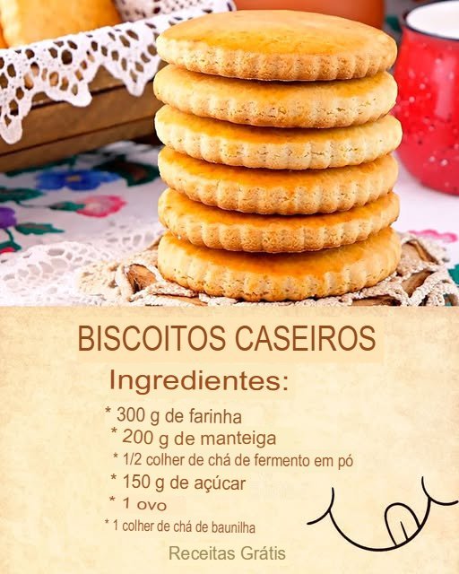 Biscoitos Caseiros: Crocantes e Irresistíveis! - Receita Completa