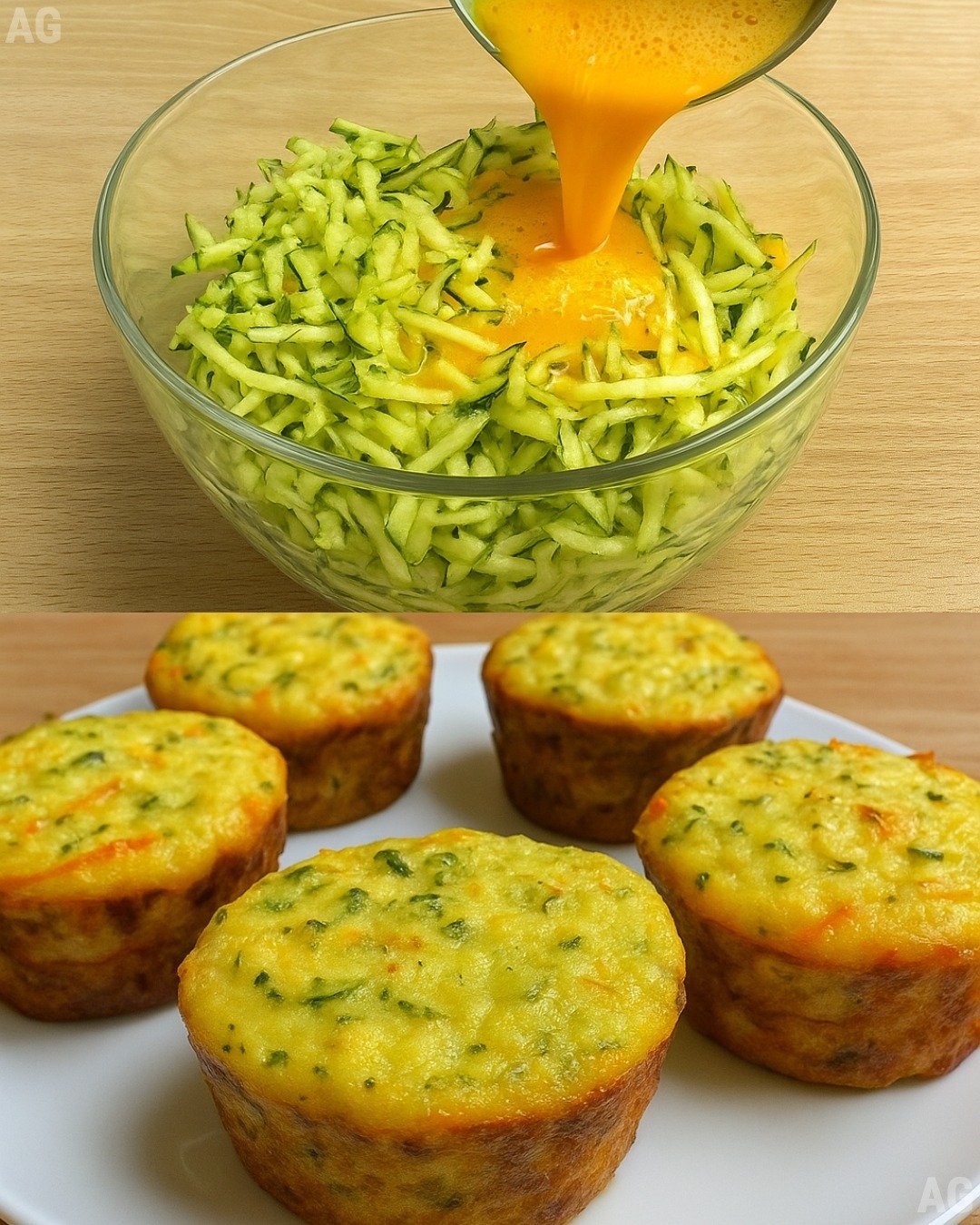 Basta ralar abobrinha e ovos: refeição leve e deliciosa